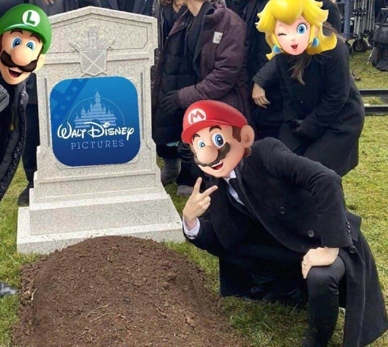 Super mario bros desbanca a Woke Disney